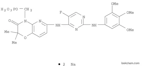 Molecular Structure of 1025687-58-4 (R788(Fostamatinib disodium))